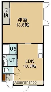 山の手館【1階】の間取り